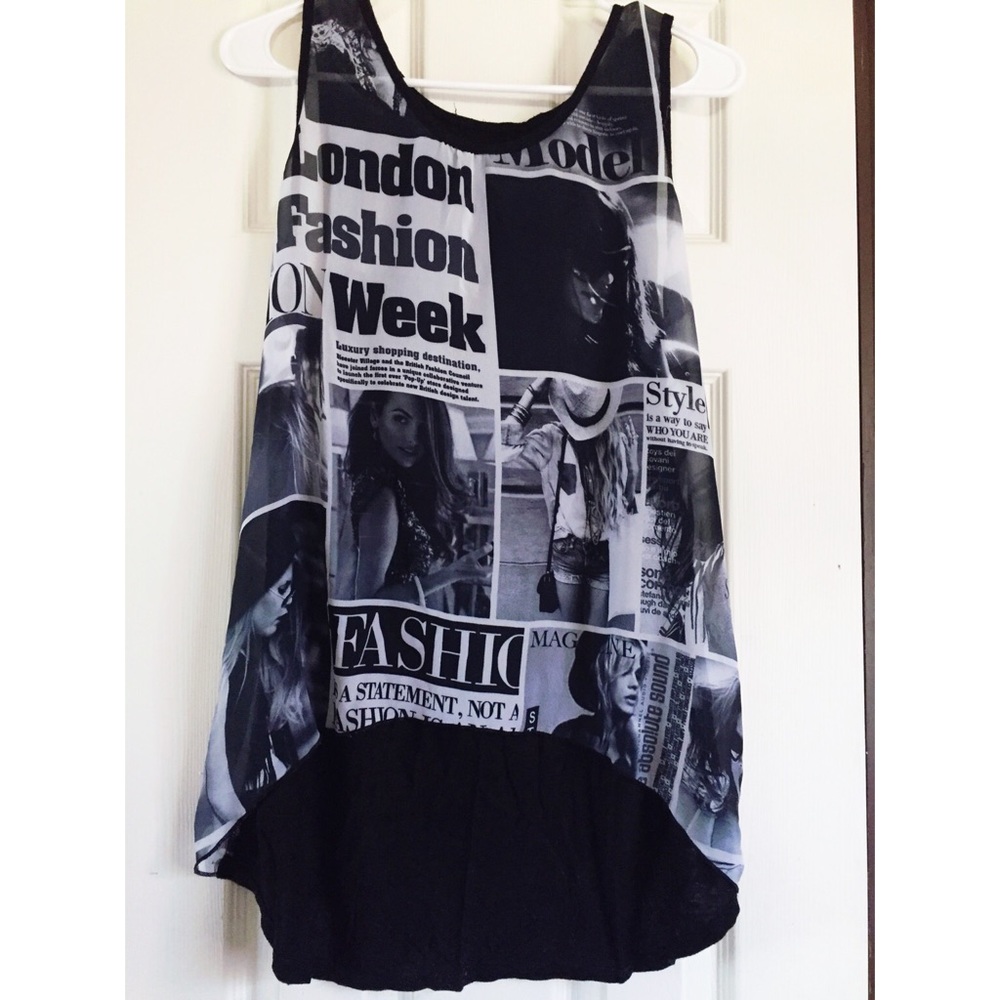 Fashion hi-low shirt